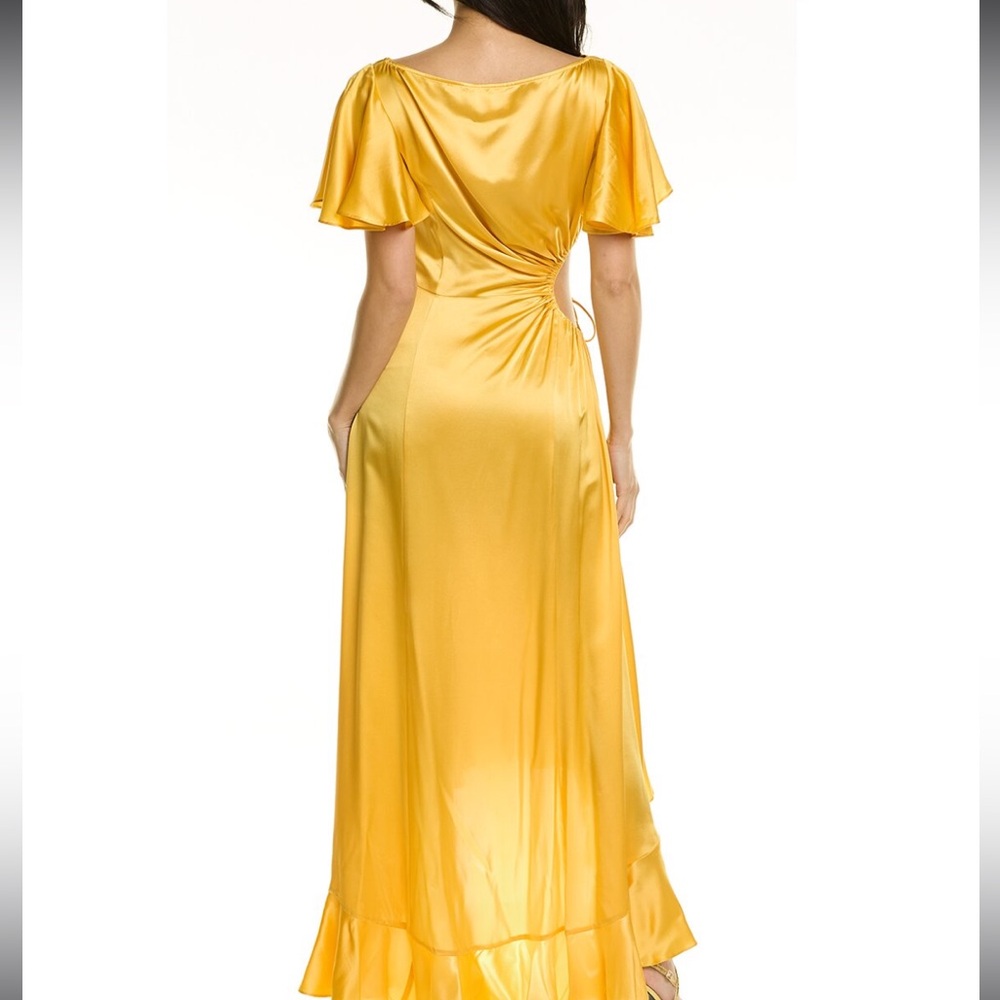 NWT Cinq a Sept Patti silk high-low gown sz 4 - Picture 2 of 11